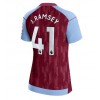 Aston Villa Jacob Ramsey #41 Hjemmedrakt Kvinner 2023-24 Kortermet